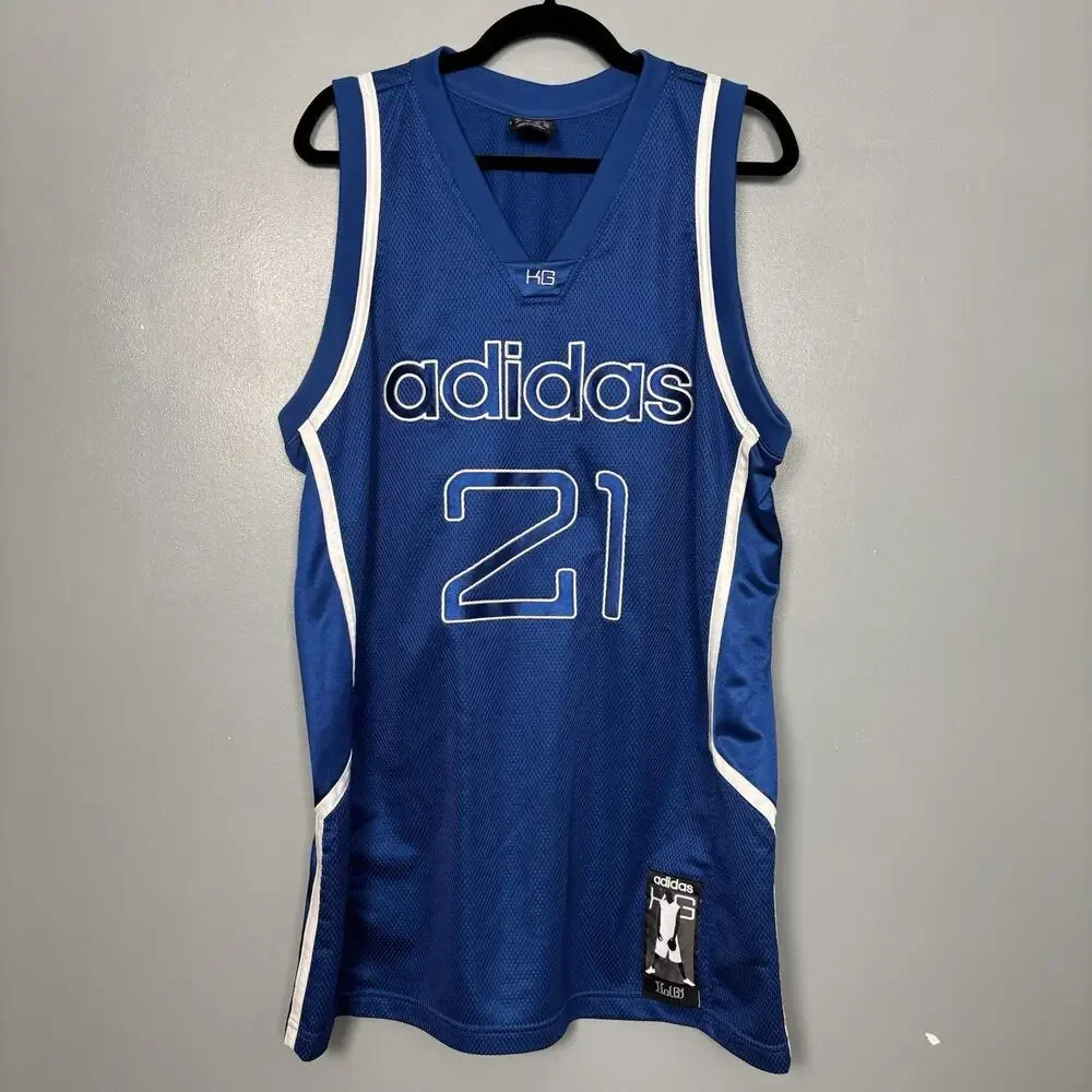 Vintage Kevin Garnett KG #21 Adidas Retro 2005 Basketball Jersey Large